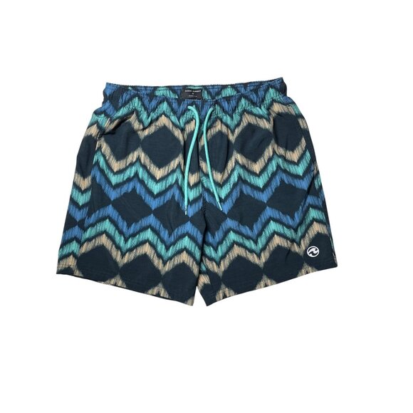 Ocean Current Men's Swim‎ Shorts M 30 With Chevron Pattern - Picture 5 of 13
